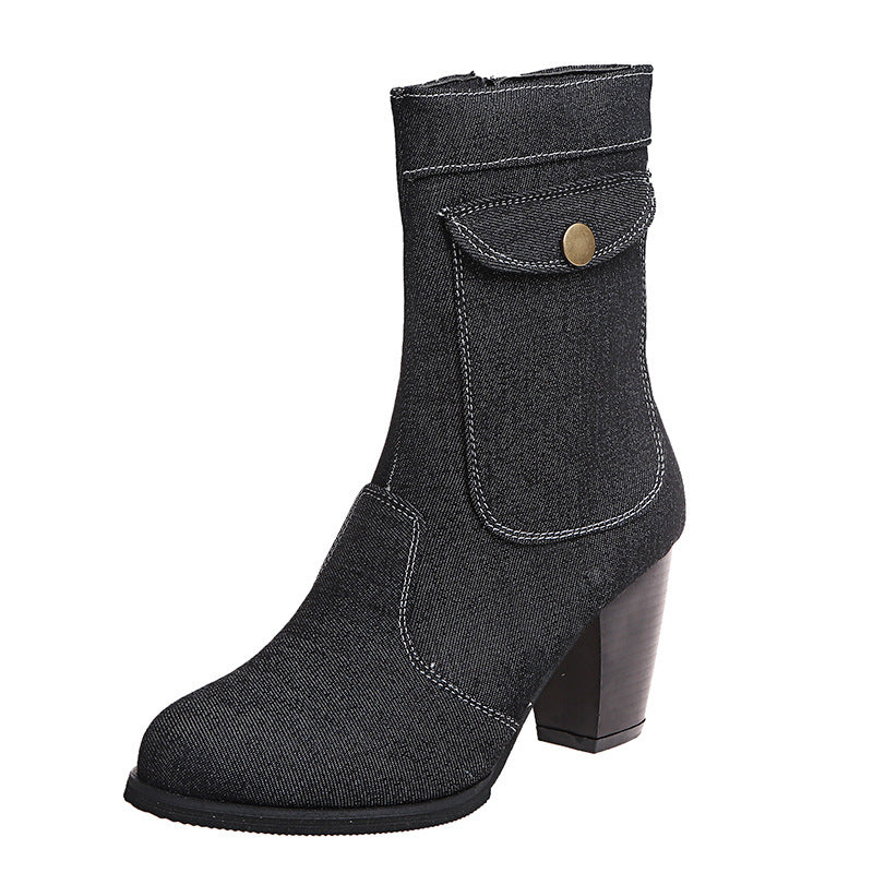 High-heeled  Boots For Women