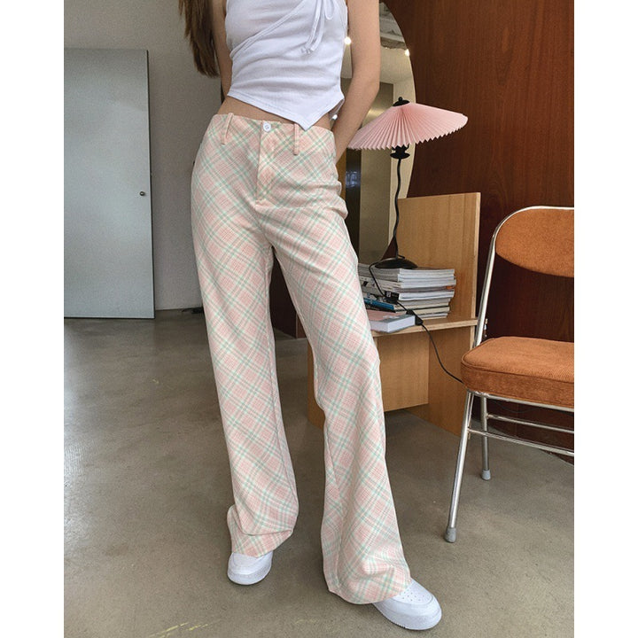 Women's Vintage Casual High Waist Pull Up Pants