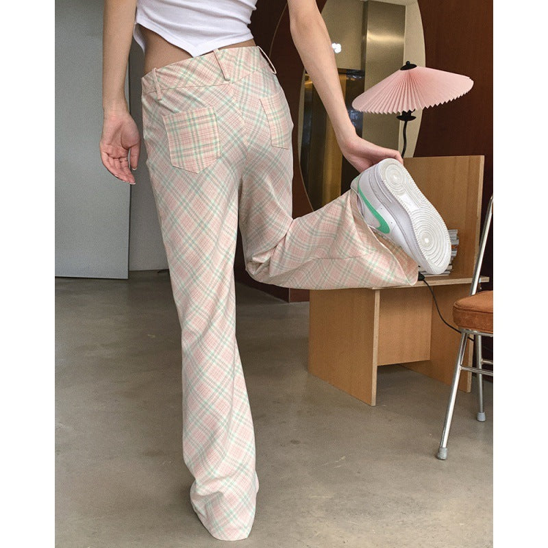 Women's Vintage Casual High Waist Pull Up Pants